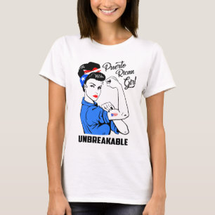 Puertorikanisches Mädchen unzerbrechlich T-Shirt