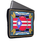 Puertorrican Pride Laptopschutzhülle (Vorne Rechts)