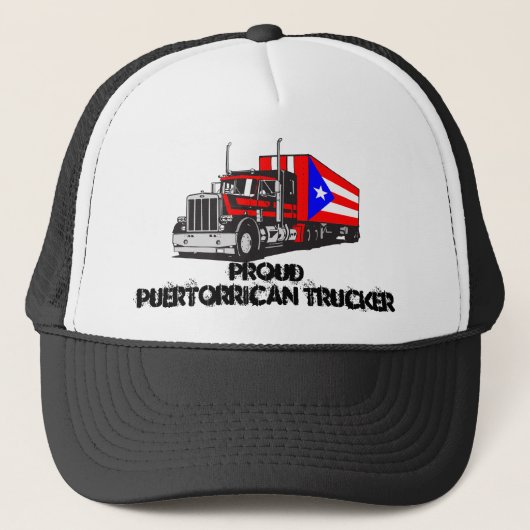 Puertorrican Trucker Truckerkappe (Vorderseite)