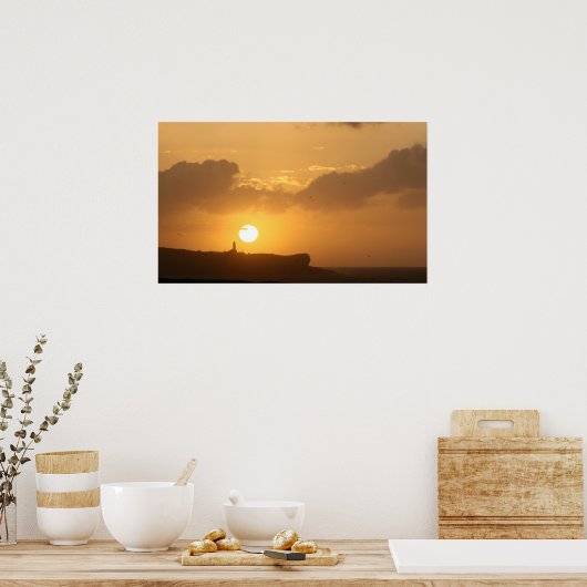 Puesta de Sol en Santander Poster (Küche)