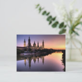 Puesta de sol sobre el Ebro Postkarte (Stehend Vorderseite)