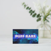 Puff Bar Vape Business Card Visitenkarte (Stehend Vorderseite)