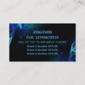 Puff Bar Vape Business Card Visitenkarte (Rückseite)