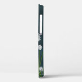 Puff-Blume auf Kariert Case-Mate iPhone Hülle (Rückseite / Links)