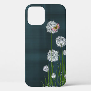 Puff-Blume auf Kariert Case-Mate iPhone Hülle