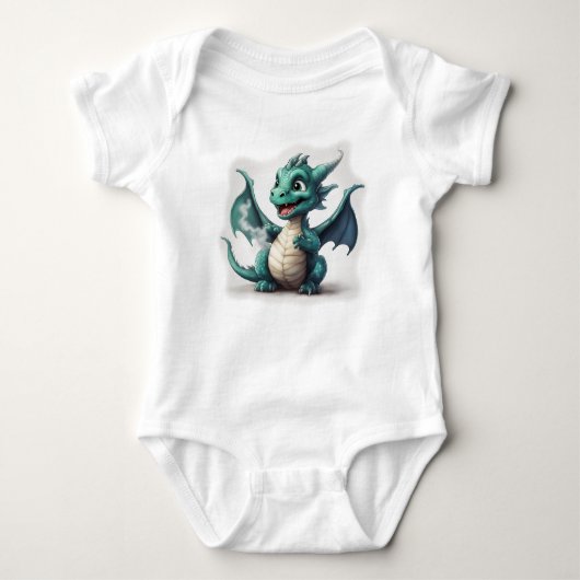 Puff den kleinen Magischen Drachen Baby Strampler (Vorderseite)