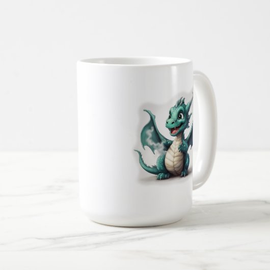 Puff den kleinen Magischen Drachen Kaffeetasse (VorderseiteRechts)