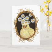 Puff die Pieptgrüßkarte Karte (Gelbe Blume)