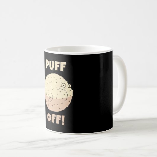 Puff Fish Sea Kaffeetasse (VorderseiteRechts)