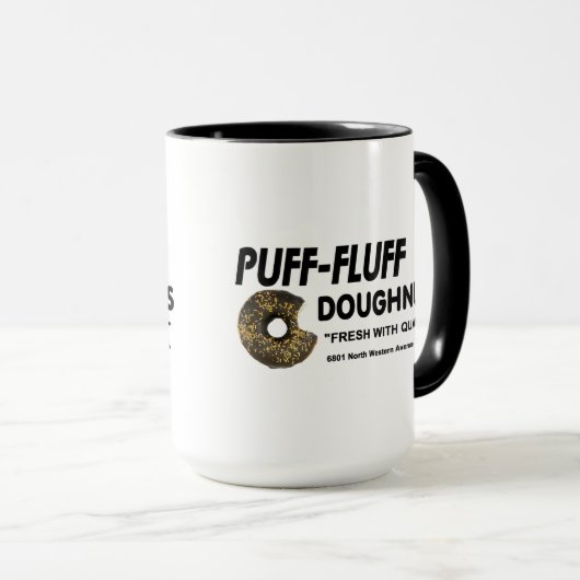 Puff Fluff Doughnut, Chicago Tasse (VorderseiteRechts)