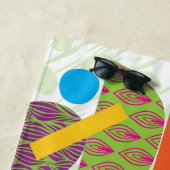 Puff Girl Colorful Beach Handtuch (Beispiel)