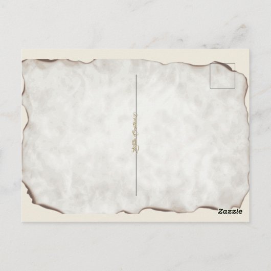 Puff Pastry Rezept Postcard Postkarte (Rückseite)