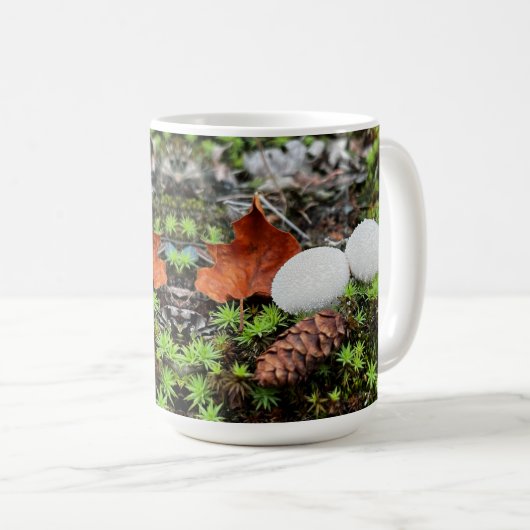 Puffball Pilze - 15 oz. Mug Kaffeetasse (VorderseiteRechts)