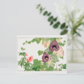 Puffbaum, Calico Blume von Tanigami Konan Postkarte (Stehend Vorderseite)
