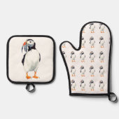 Puffdesign Ofenhandschuh & Topflappen-Set (Vorderseite)