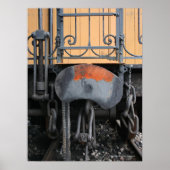 Puffer Alter Dampfzug Le Mastrou Poster (Vorne)