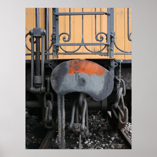 Puffer Alter Dampfzug Le Mastrou Poster (Vorne)