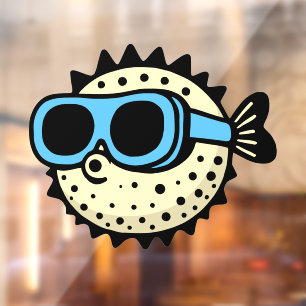 Puffer Fensteraufkleber