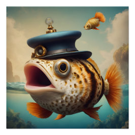 Puffer Fisch no 2 Glossy Poster
