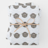 Puffer Fisch Wrapping Paper Flat Sheet Set 3 Geschenkpapier Set (Beispiel)