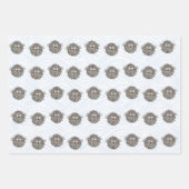 Puffer Fisch Wrapping Paper Flat Sheet Set 3 Geschenkpapier Set (Vorderseite)