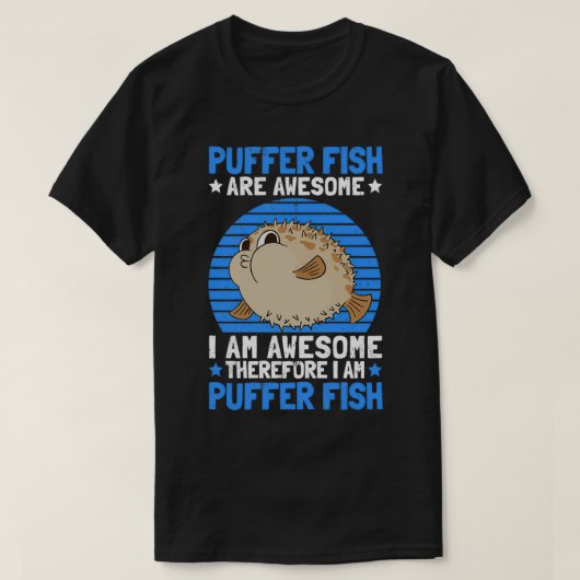 Puffer Fische fantastisch Aquarienfische Aquariena T-Shirt (Design vorne)