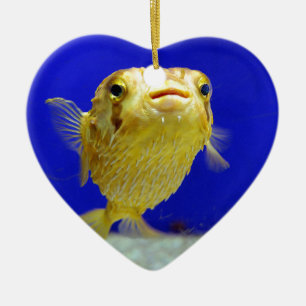 Puffer-Fische Keramikornament
