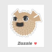 Puffer Fish Aufkleber (Blatt)