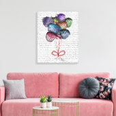 Puffer Fish Balloons Leinwanddruck (Insitu (Wohnzimmer))