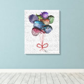 Puffer Fish Balloons Leinwanddruck (Insitu (Holzboden))