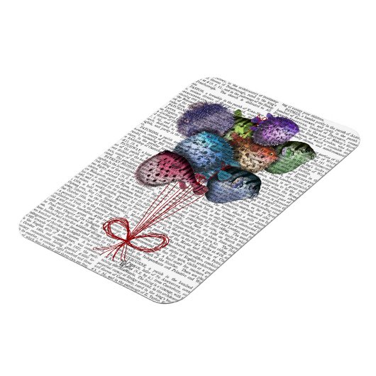 Puffer Fish Balloons Magnet (Linke Seite)