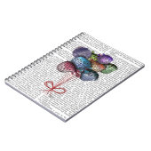 Puffer Fish Balloons Notizblock (Linke Seite)