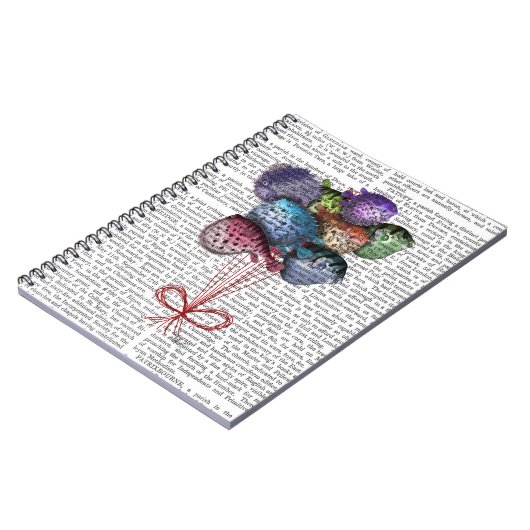 Puffer Fish Balloons Notizblock (Linke Seite)