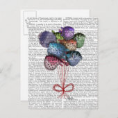 Puffer Fish Balloons Postkarte (Vorne/Hinten)