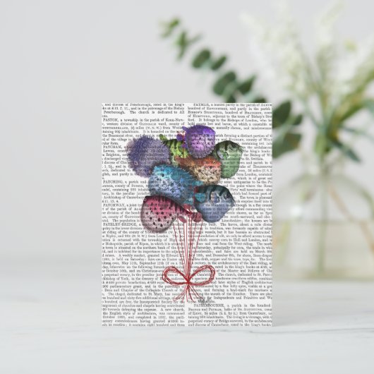 Puffer Fish Balloons Postkarte (Stehend Vorderseite)