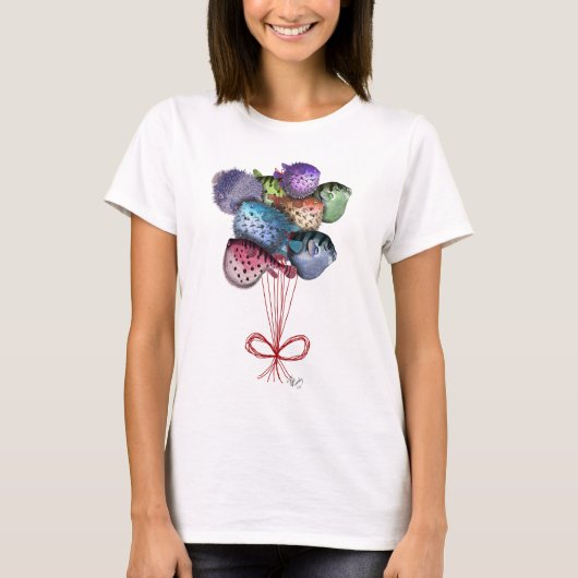 Puffer Fish Balloons T-Shirt (Vorderseite)