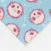 Puffer Fish Fleecedecke (Ecke)