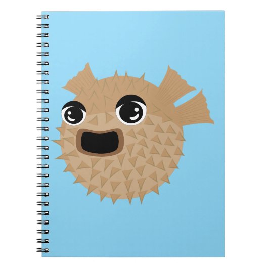 Puffer Fish Notizblock (Vorderseite)