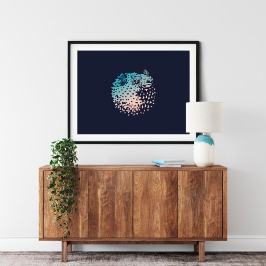Puffer Fish Print | Thunfischwall Poster