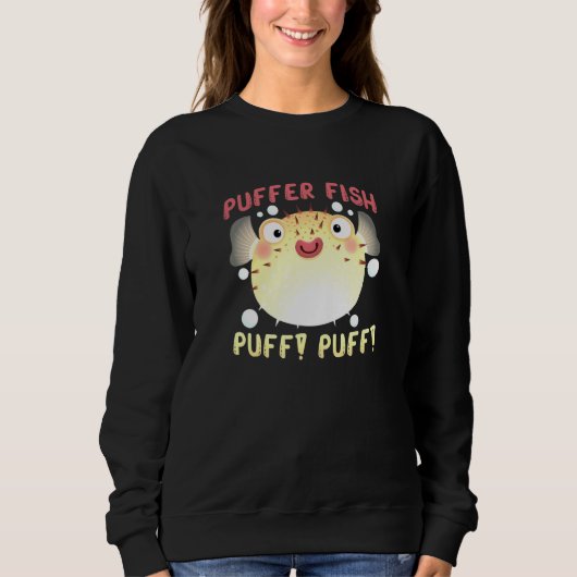 Puffer Fish Puff Blowfish Fisch Keeper Sweatshirt (Vorderseite)