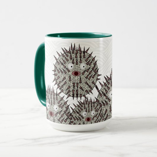 Puffer Fish Tasse (Vorderseite Links)
