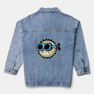 Puffer Jeansjacke