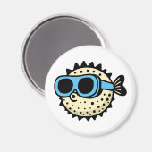 Puffer Magnet (Vorderseite/Rückseite)