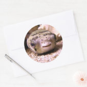 Puffer Runder Aufkleber (Umschlag)