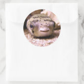 Puffer Runder Aufkleber (Tasche)