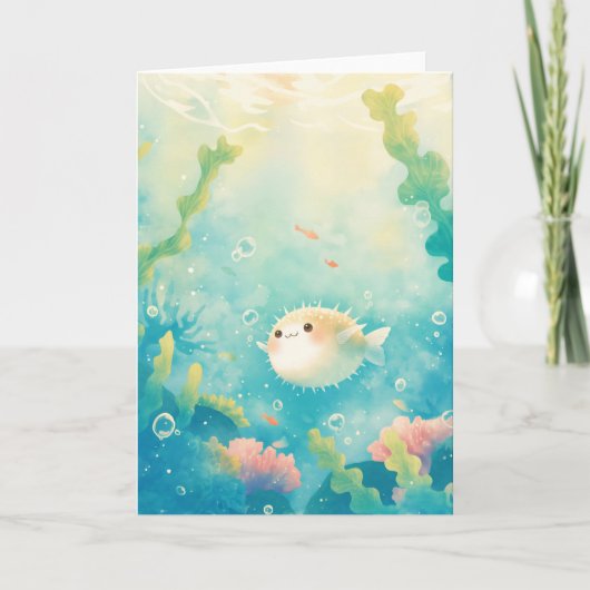 Puffer Seetang Karte (Vorderseite)