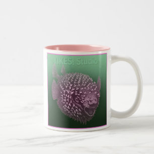 Puffer-Tasse Zweifarbige Tasse