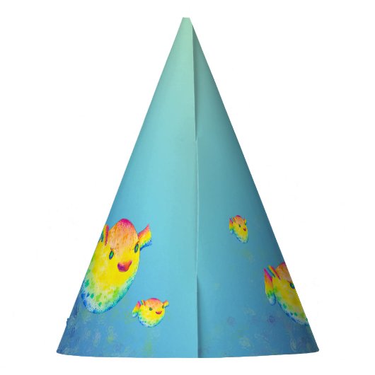 Pufferfische Partyhütchen (Rückseite)