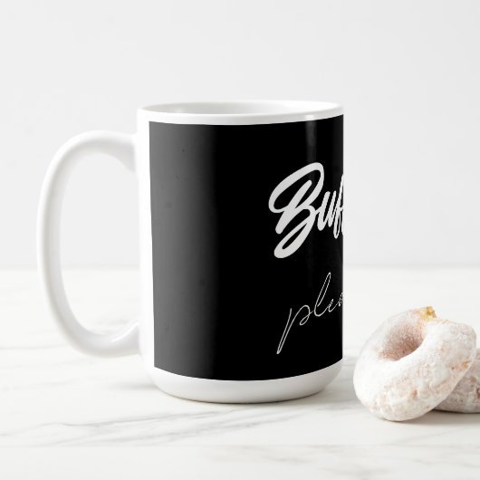 Puffernd...bitte warten kaffeetasse (Mit Donut)