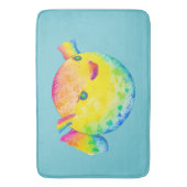 Pufffisch Badematte (Vorderseite Vertikal)